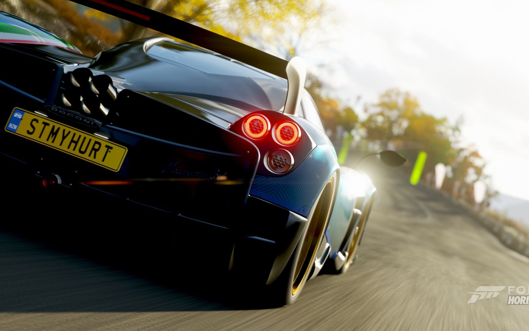 活动  【地平线4/120帧】风之父 风神帕加尼huayra bc 雨夜高速贴地