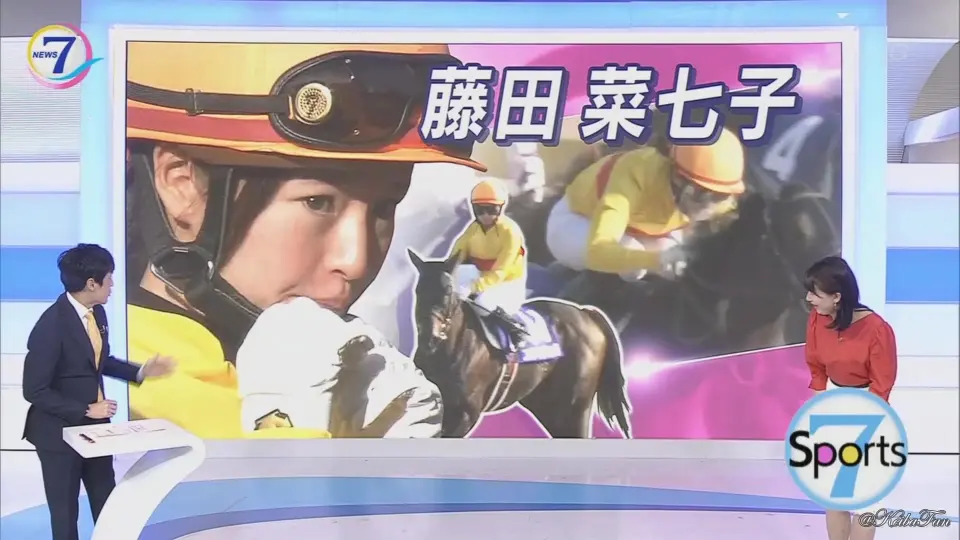 NHK关于藤田菜七子挑战G1赛的新闻合集_哔哩哔哩_bilibili