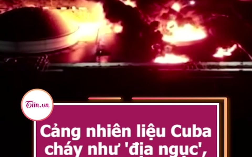 [图]Cảng nhiên liệu Cuba cháy như 'địa ngục', 6 nước hợp lực cứu hỏa