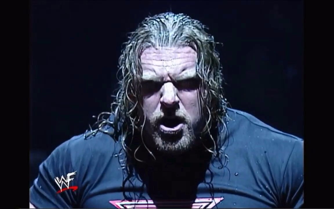 【wwe】王大锤hhh正派冠军出场 2002