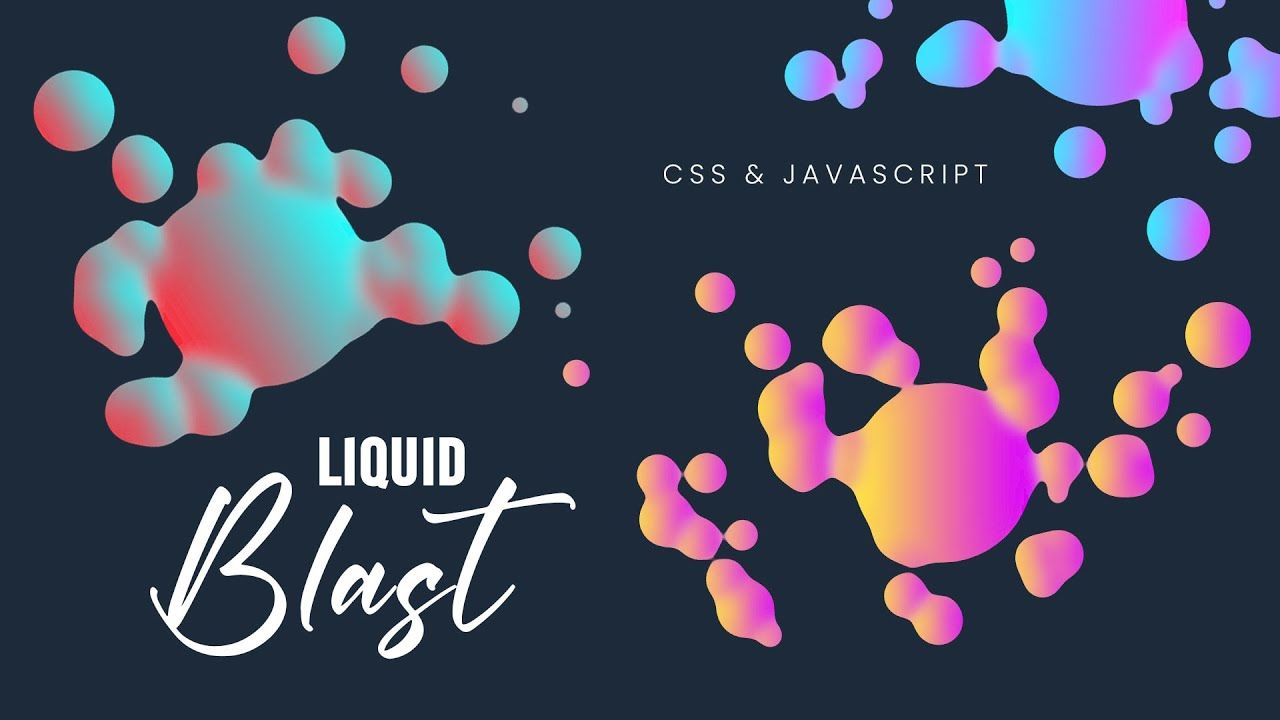 使用 CSS SVG 和 Javascript 制作液体爆炸效果哔哩哔哩bilibili