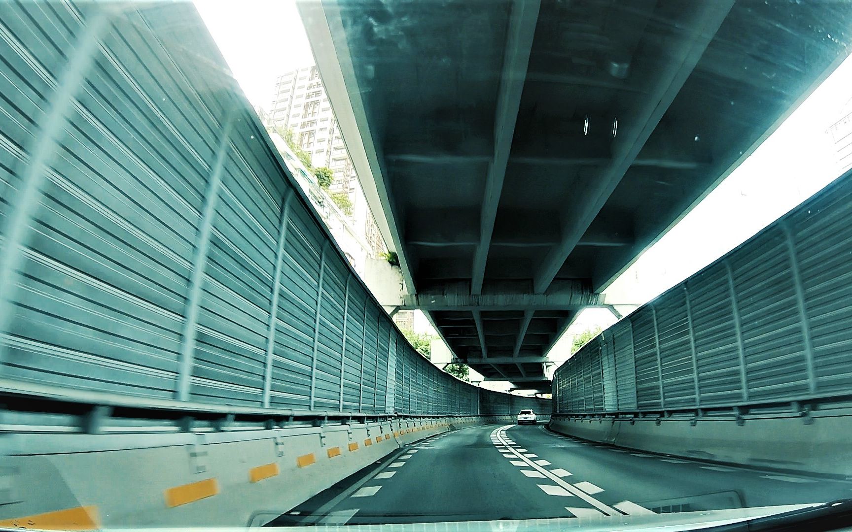 【行车记录】「雨后逮虾户」广州东濠涌高架,内环路b线 pov视角观录