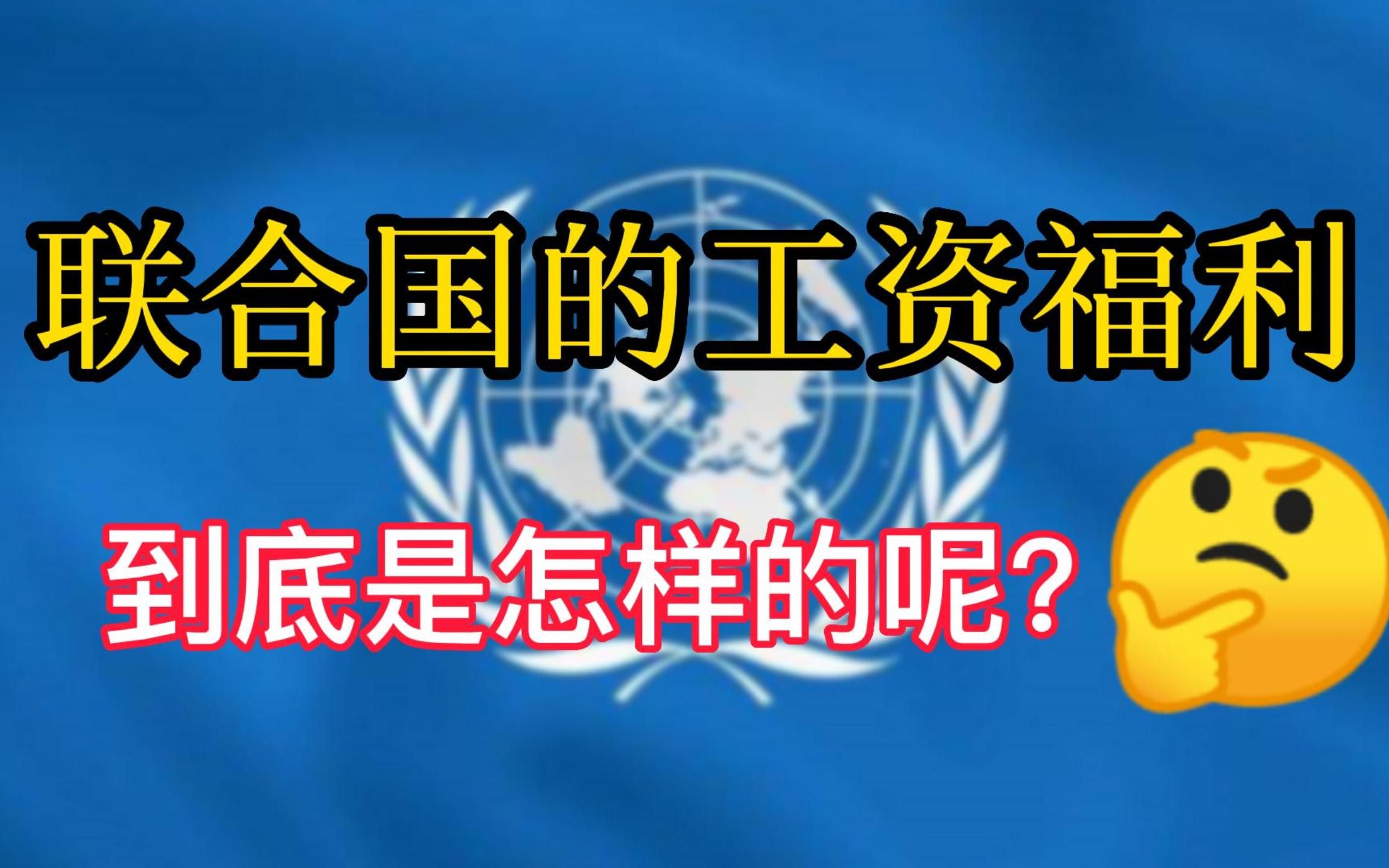 在联合国上班有工资吗?带你了解联合国的工资福利是怎样的?哔哩哔哩bilibili