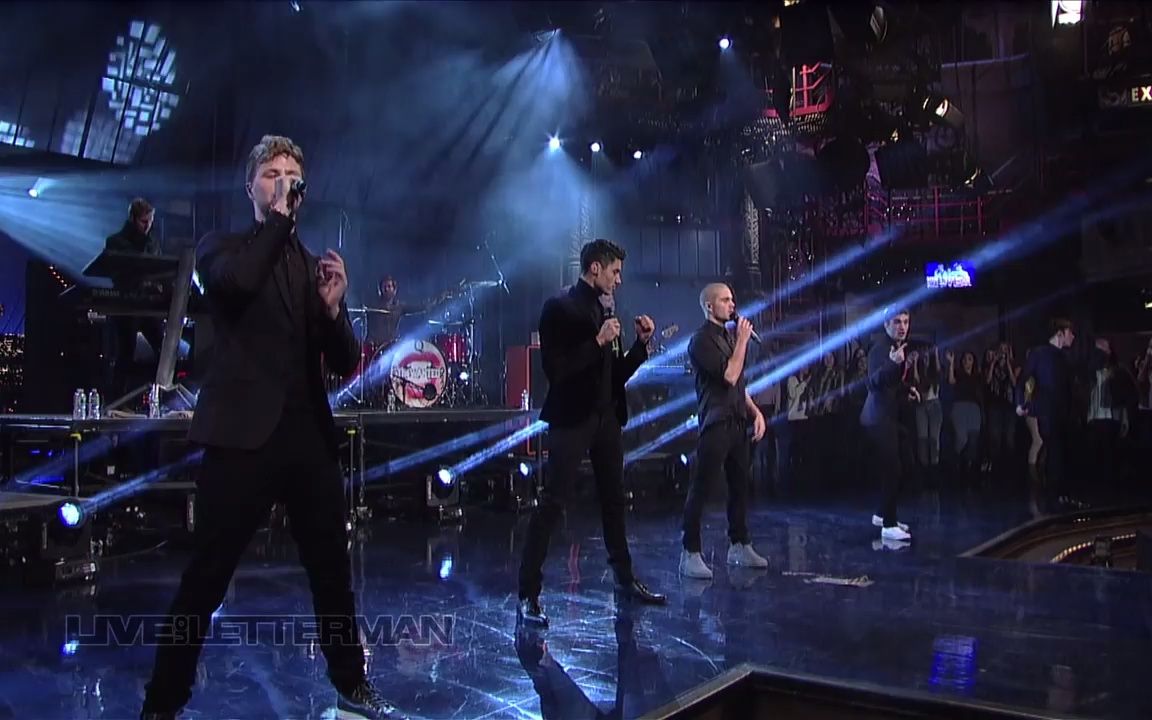 [图]The Wanted - Glad You Came (Live on Letterman)