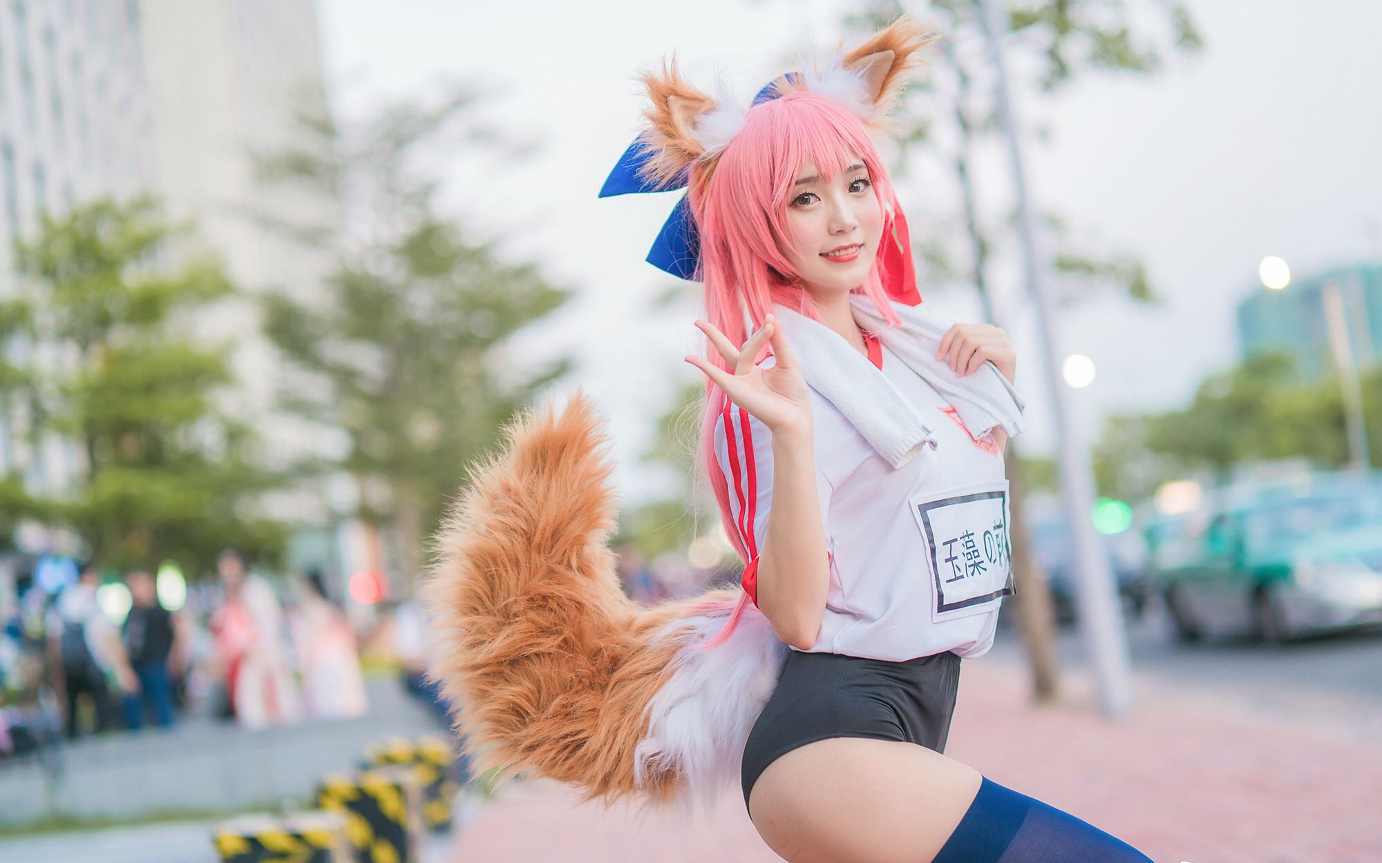 cos合集之41 :fate玉藻前(运动服)