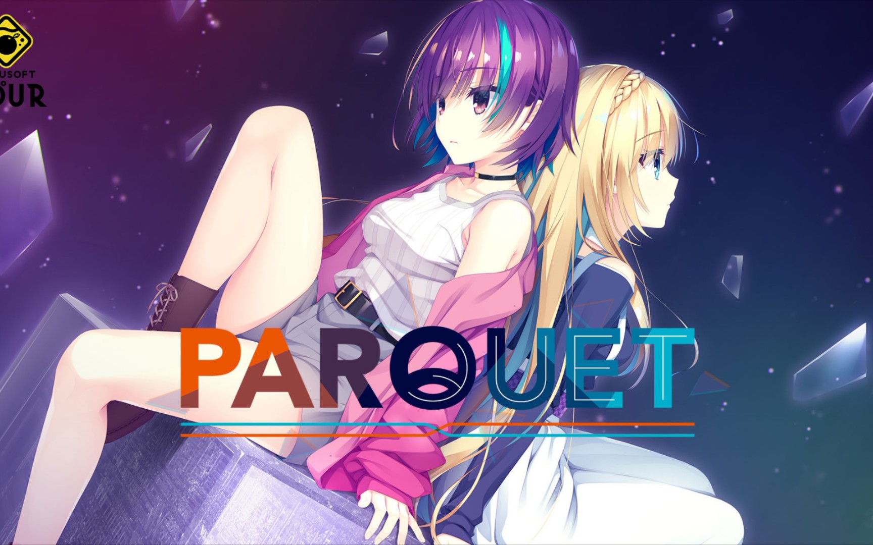 柚子社全年龄处女作《parquet》国际中文版已经于8月27日在steam发售