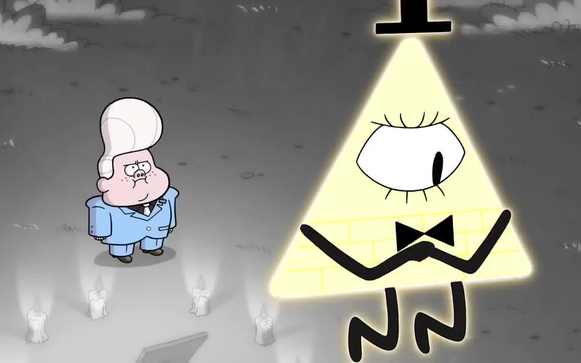 bill cipher the tragic god - (gravity falls)_哔哩哔哩 (゜-゜)つ