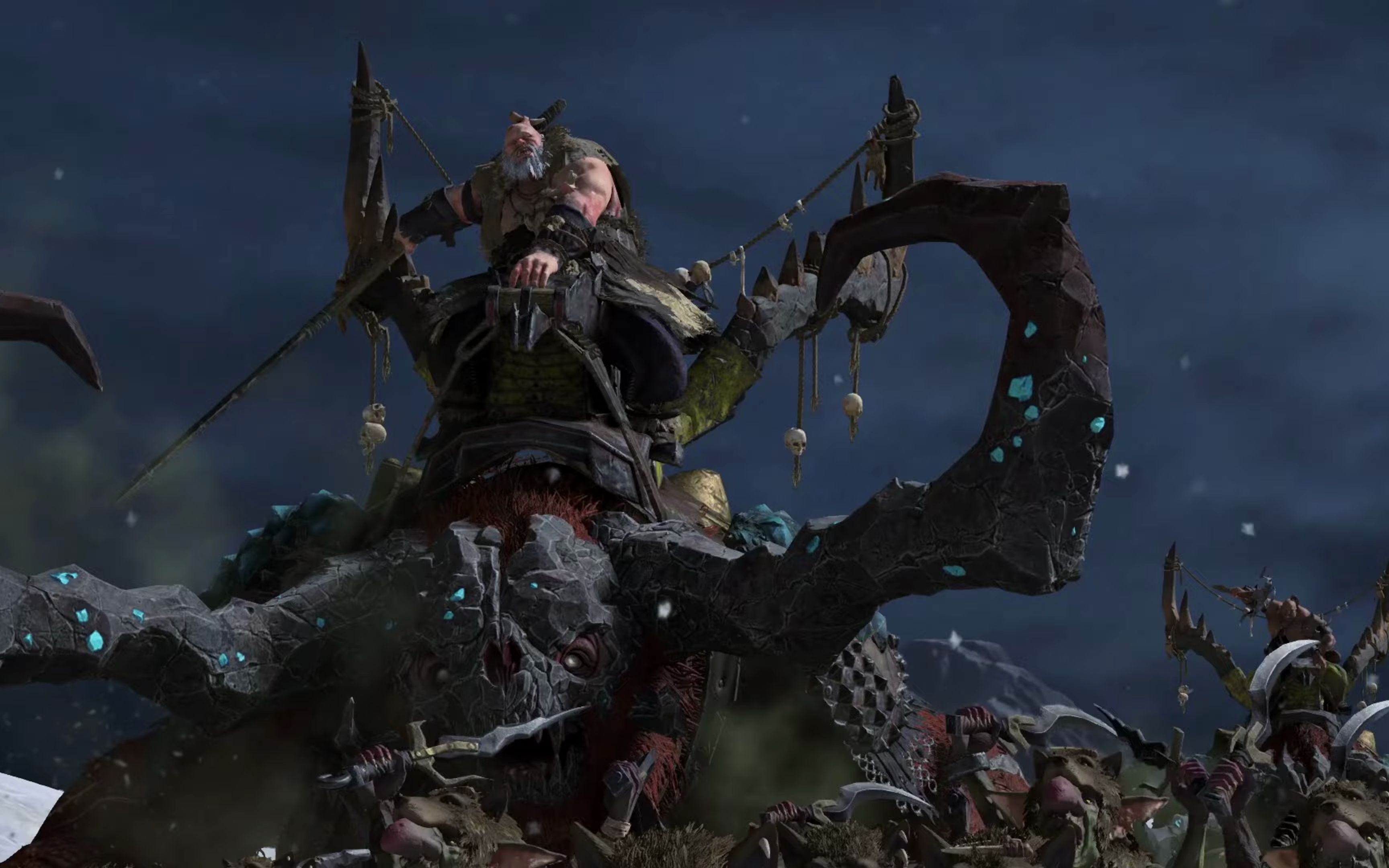 战锤3全面战争视频:食人魔雪原大战诺斯卡