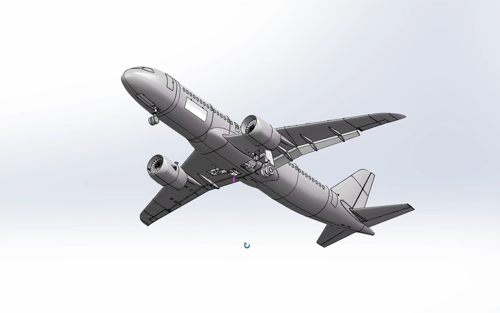 c919航模3d打印建模