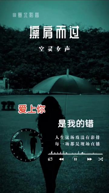 擦肩而过,留下的是回忆,带走的是遗憾