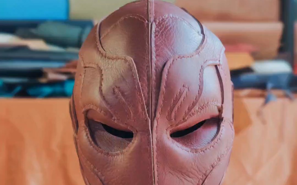 丧钟面具酒红色成品效果 图纸之前发过