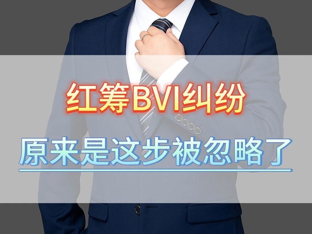 红筹企业纠纷BVI股东有争议,如何保障各自的权益?哔哩哔哩bilibili