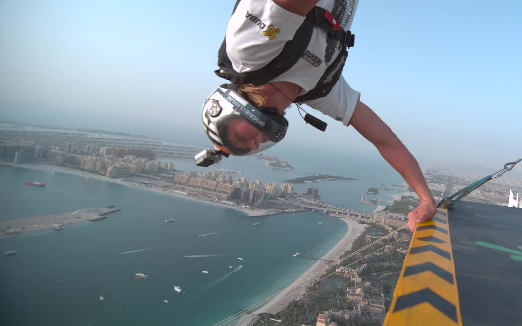 恐高慎入迪拜的蹦极看了腿软梦之跳dreamjumpdubai4k