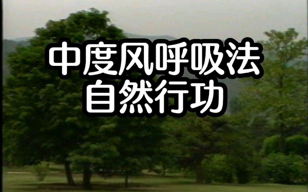 郭林新气功(一)中度风呼吸法自然行功#黄可成演示#国家体育总局审定(1998版共十集)哔哩哔哩bilibili