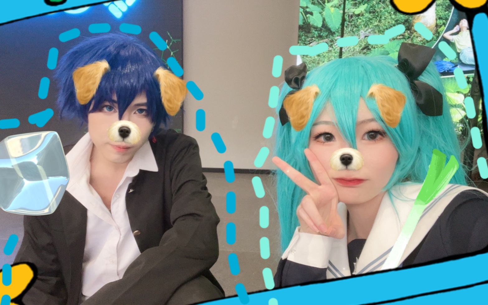 【冰葱|VOCALOID COS】绝对敌对超级讨厌!翻跳|絶対敌対メチャキライヤー【夏毛线&宇辰】(2023年了还有人出冰葱!?哔哩哔哩bilibili