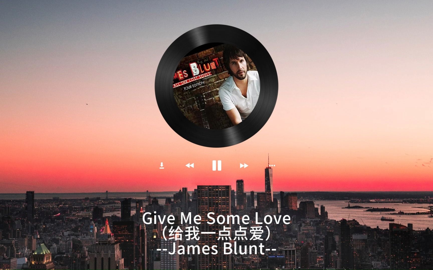 [图]【歌曲分享15】《Give Me Some Love》James Blunt