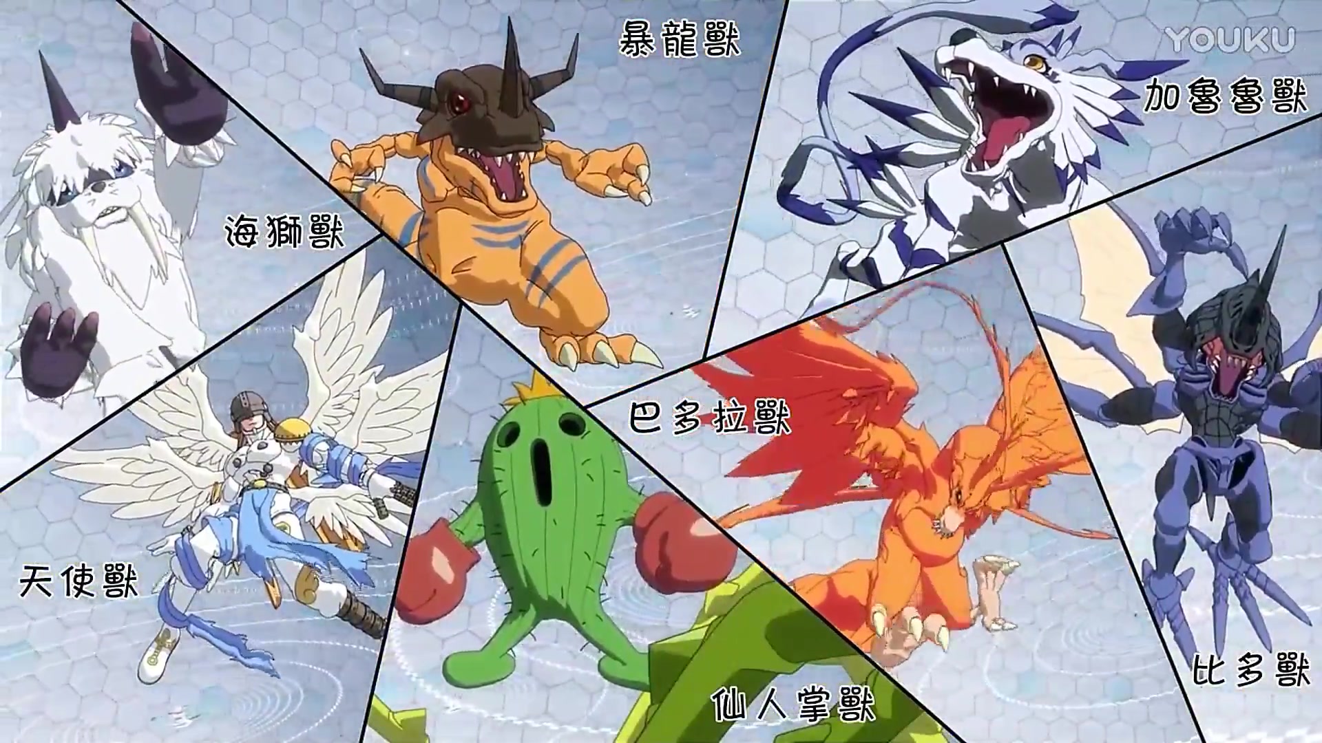 数码宝贝大冒险,全系列超燃进化,童年向