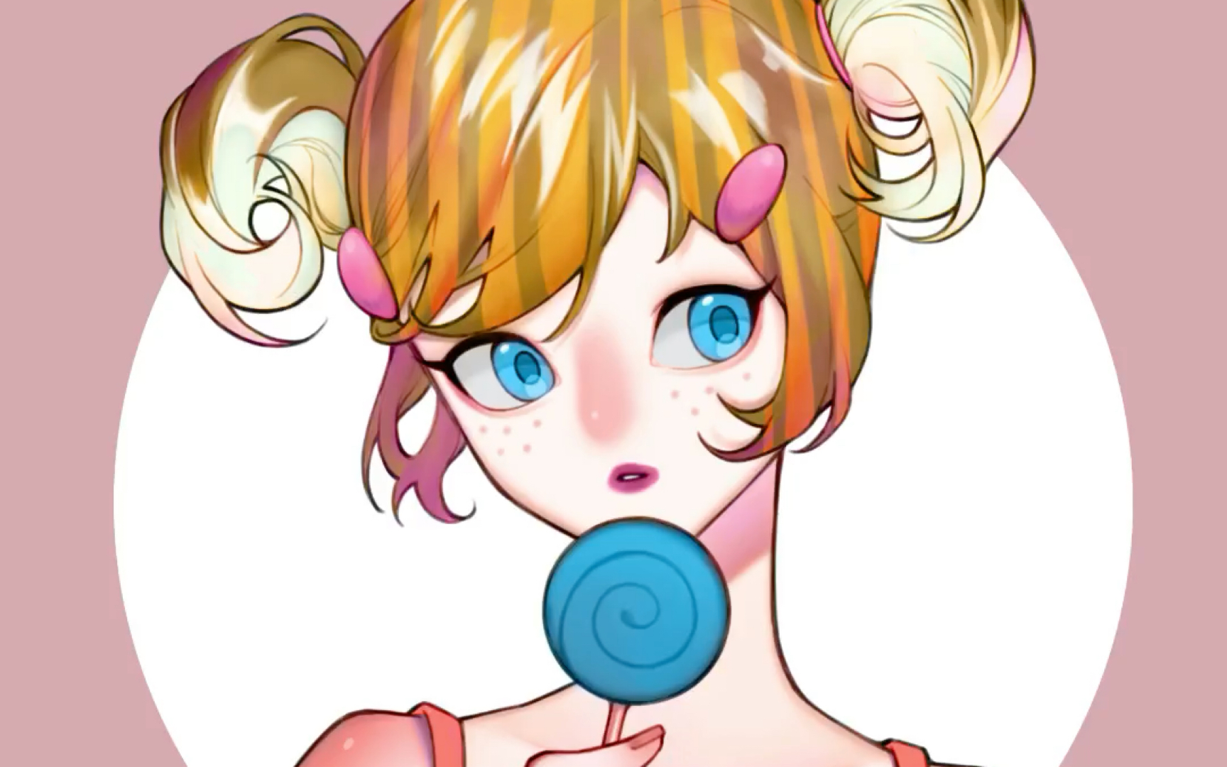 procreate动物森友会猛男捡树枝小动物拟人莫儿