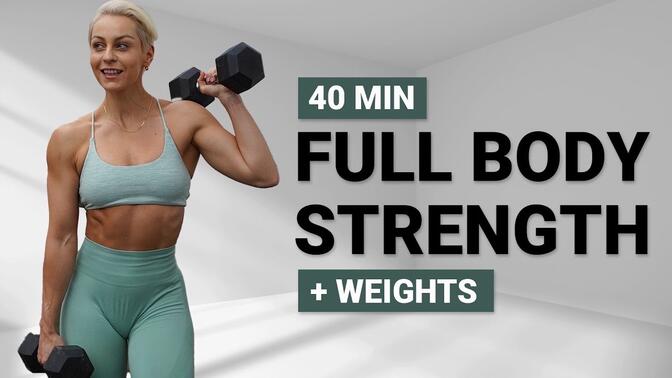 KayKay｜40分钟全身力量训练 | 力量强化 | 无跳跃 | 重复练习 | 使用器械