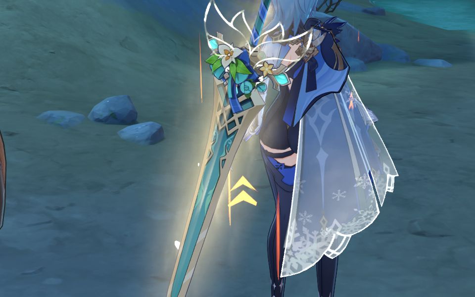 优菈与活动武器也太适配了