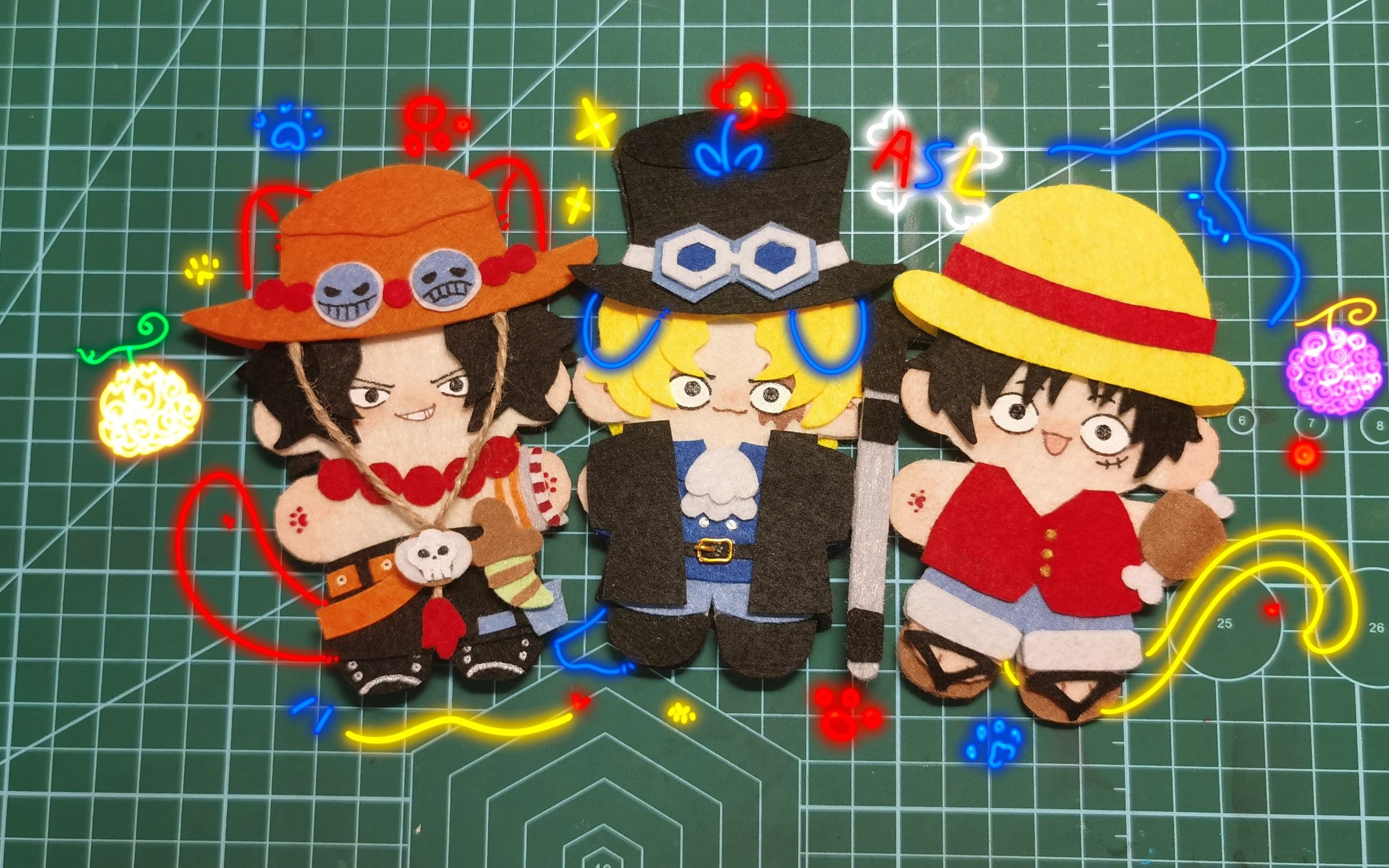 【不织布 | 教·了但完全没教·程】海贼王asl · 双面