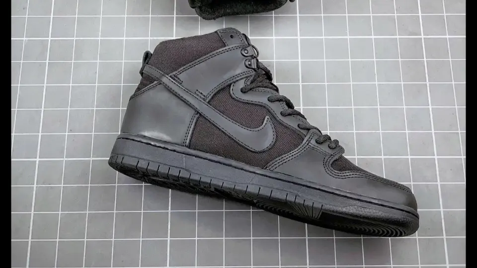 耐克Nike SB Zoom Dunk High Pro Bota 黑武士高帮滑板鞋货号923110-001