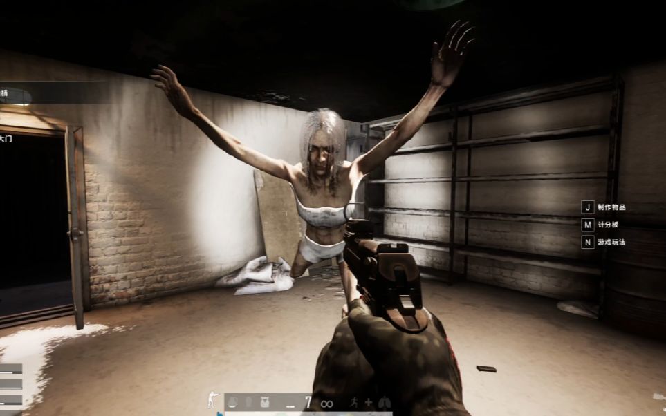 pubg新丧尸模式,多人闯关打僵尸,真就求生之路啊!