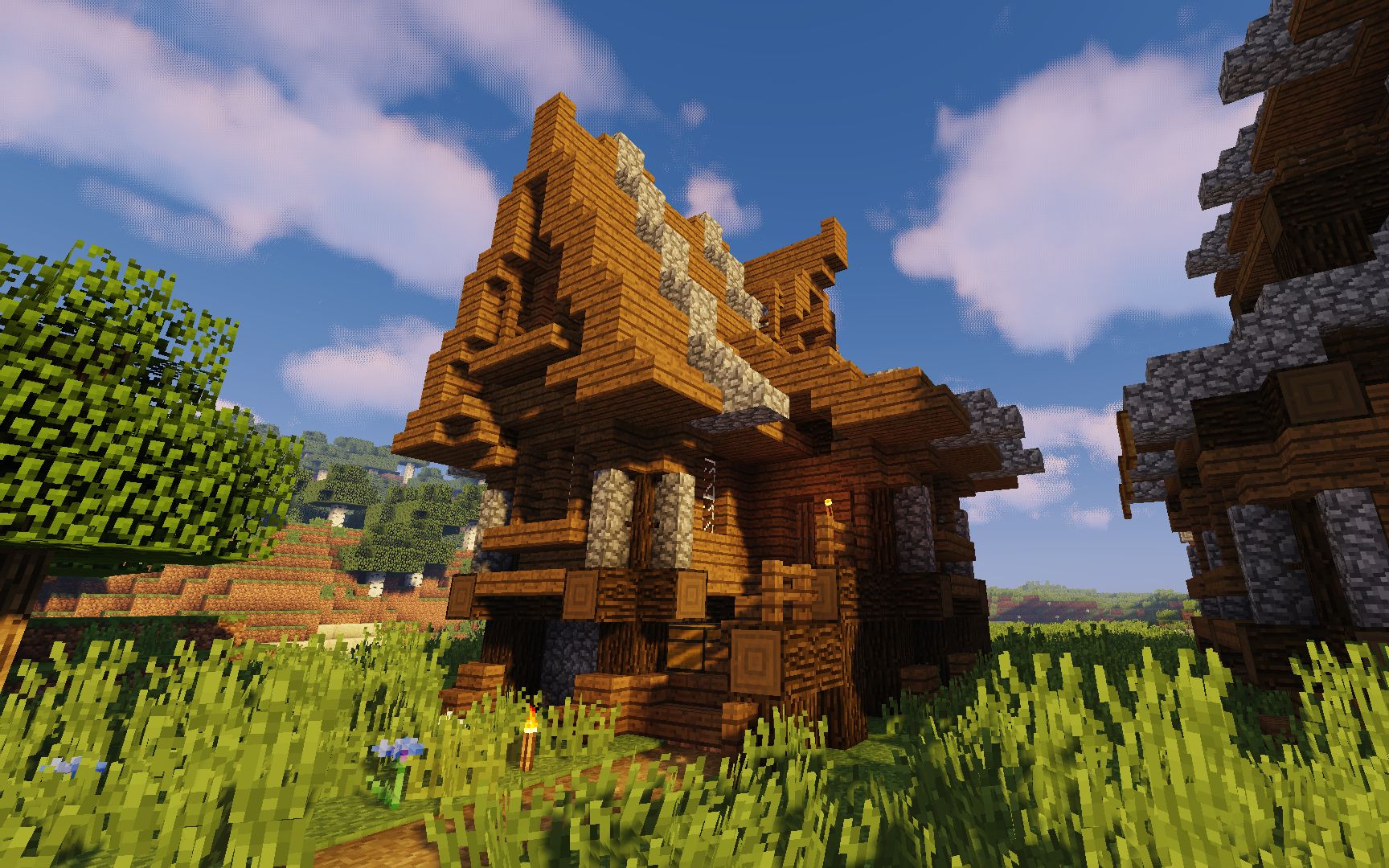 minecraft中世纪房屋#5_哔哩哔哩 (゜-゜)つロ 干杯~-bilibili