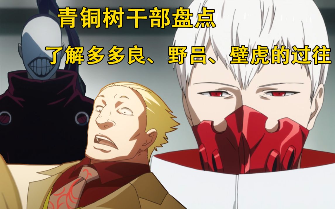 【东京吃货】青铜树成员盘点,一起了解多多良,野吕以及壁虎的过往!