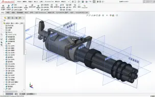 Download Video: 漫长的SolidWorks加特林建模全过程