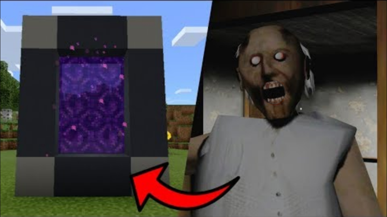 我的世界在mc里玩恐怖老奶奶感觉依旧很恐怖