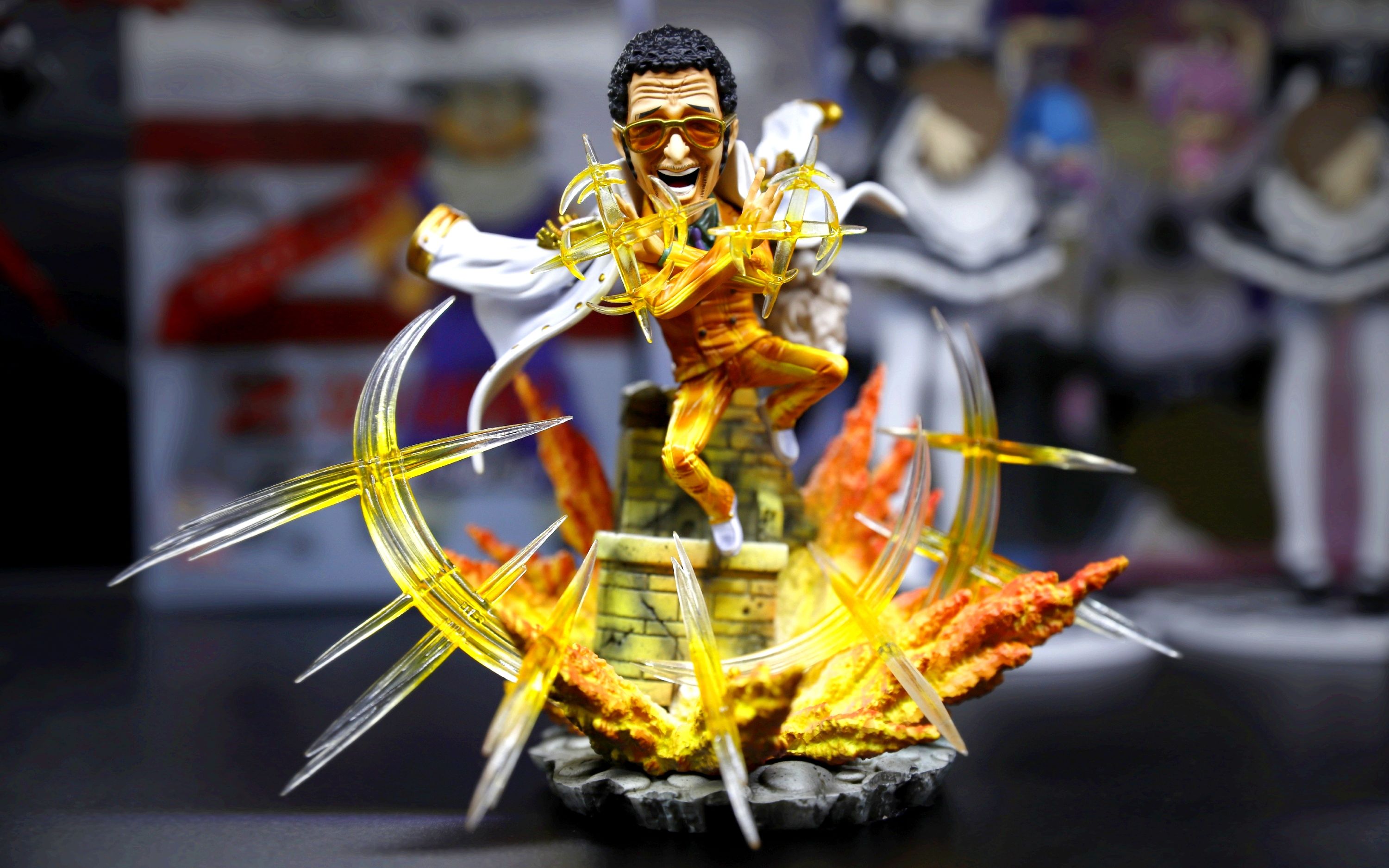 【黄猿】开箱wcf蒙奇61d61黄猿 大舅g5黄猿手办_哔哩哔哩 (゜-゜)