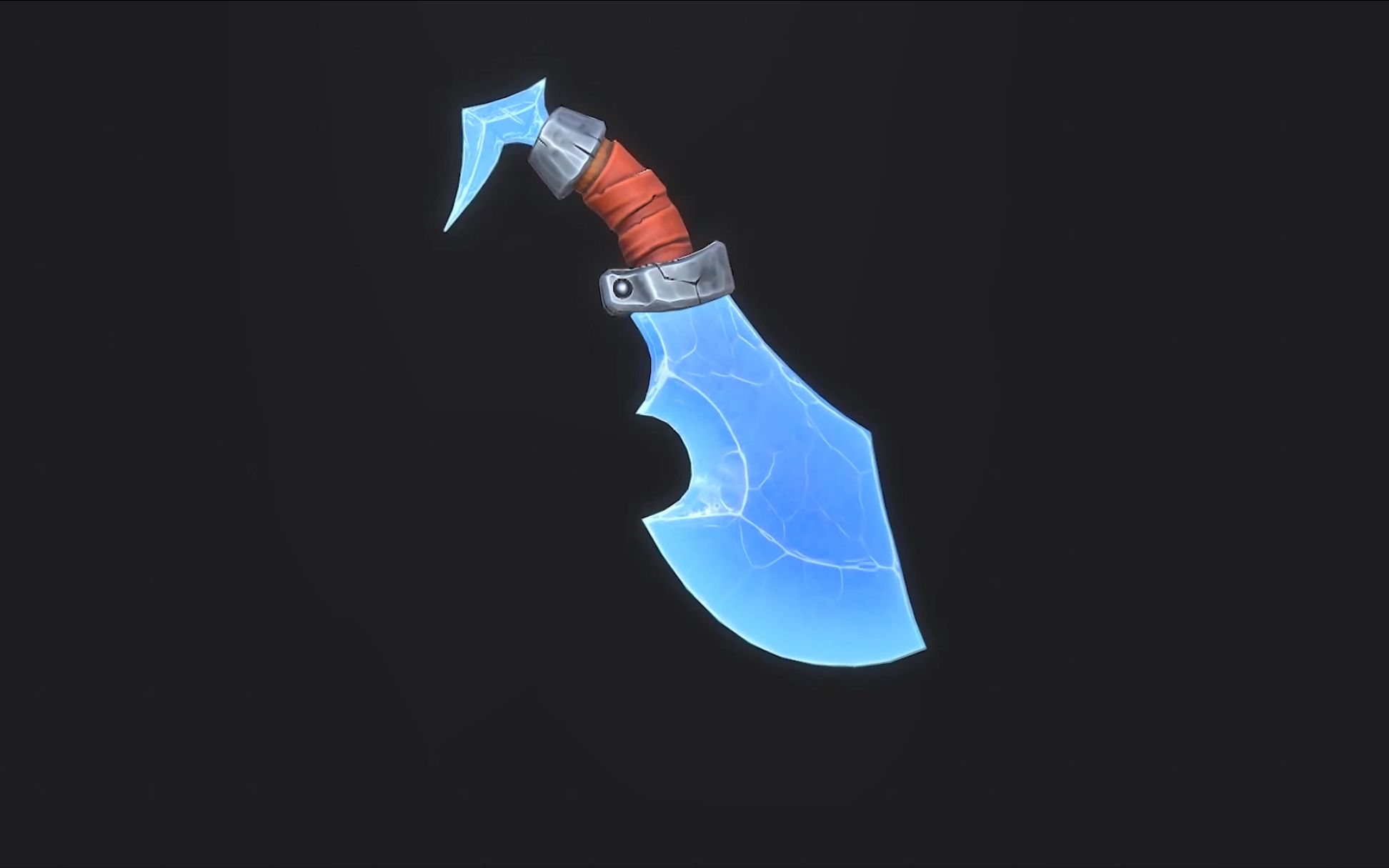 【3d建模】使用3dmax/zbrush制作一把冰斧_哔哩哔哩