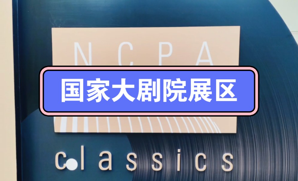 NCPA国家大剧院展区,唱片比较多,还比较全哔哩哔哩bilibili