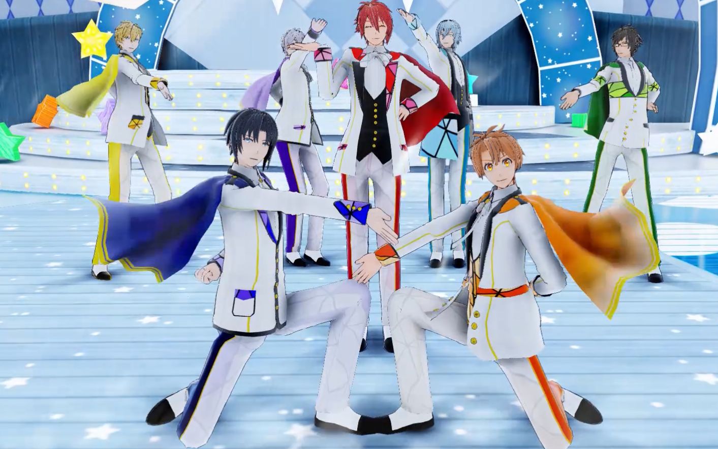 [图]【Idolish7/爱娜娜MMD】中老年偶像团【叉掉】i7全员的honey√