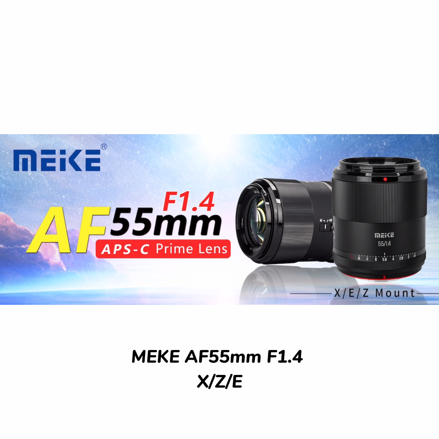 仅售199.99美元!美科MEKE新品AF55mm F1.4自动对焦镜头在海外发售,采用8组11片结构,等效全画幅约82.5mm视角,最近对焦距离0.61m,…哔哩哔哩...