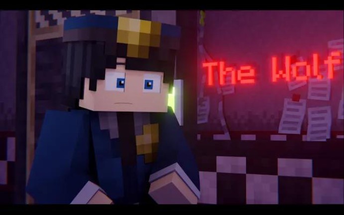 [图]"The Wolf" 狼| FNaF Minecraft Animation Collab | Song by @SIAMES