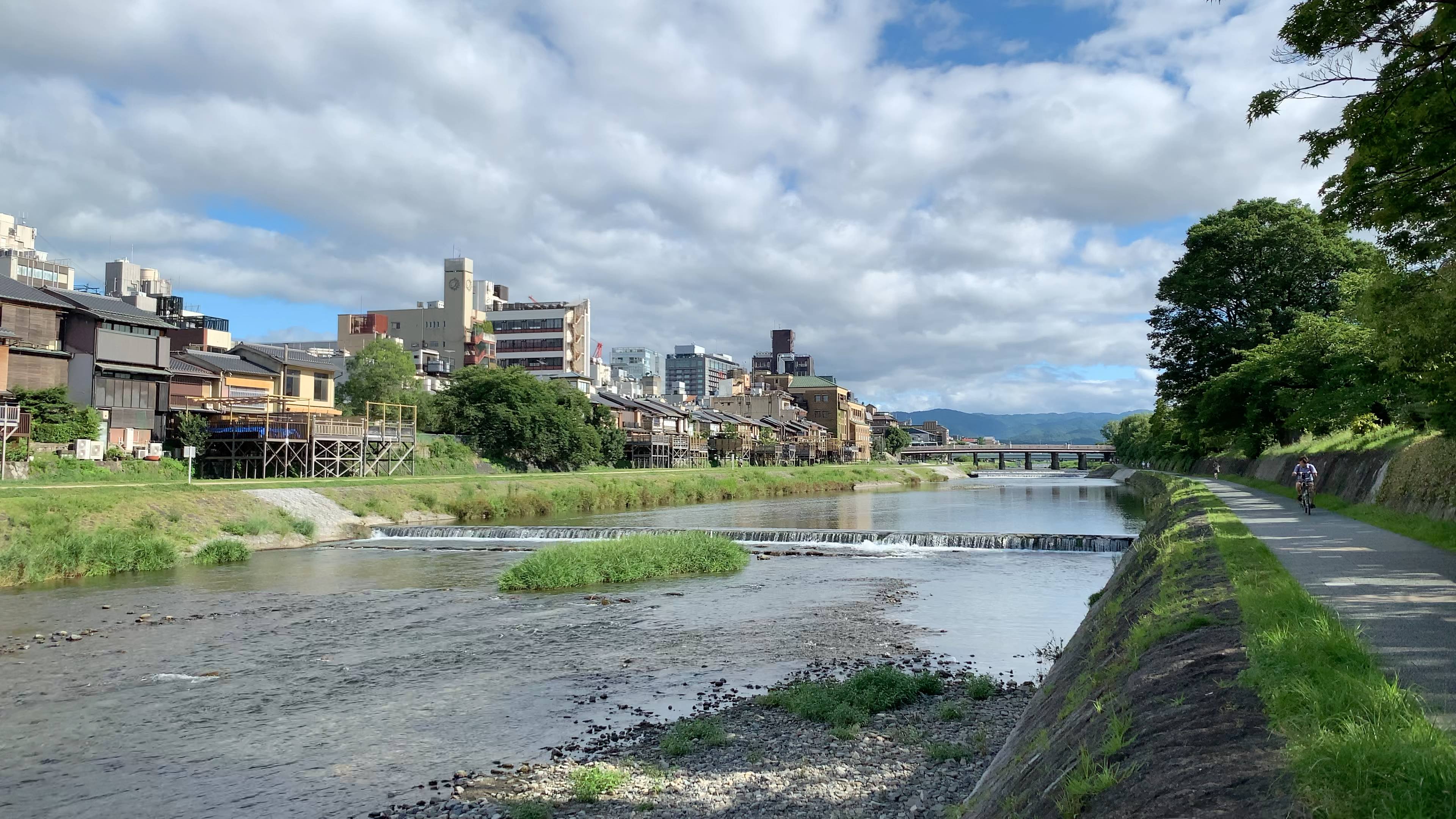 7.20京都清晨鸭川畔2