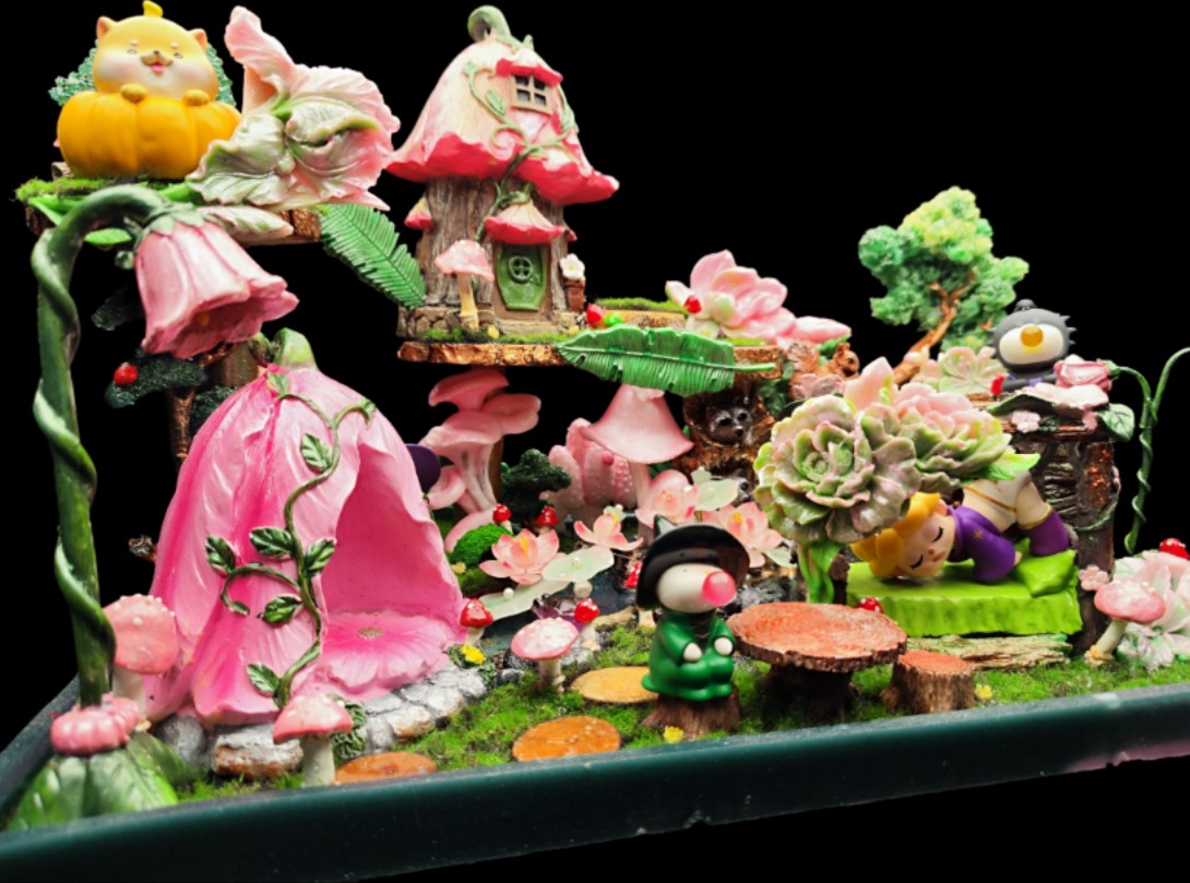 滴胶摆台之魔法森林