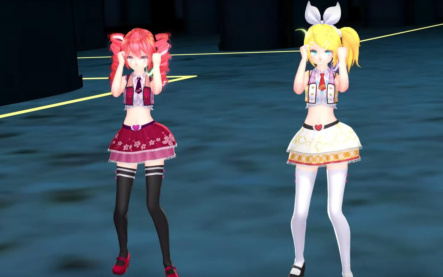 【mmd】重音テト&鏡音リン「ドーナツホール」