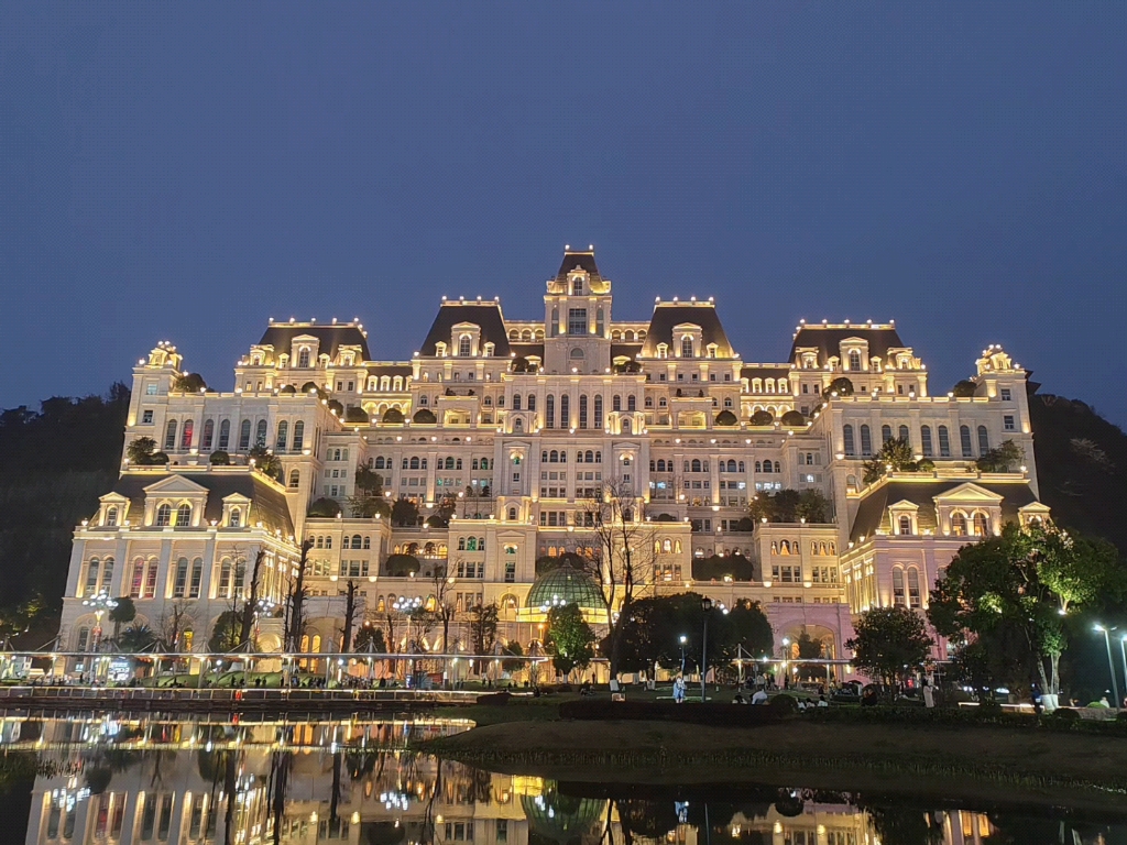 白宫的夜景真的很美