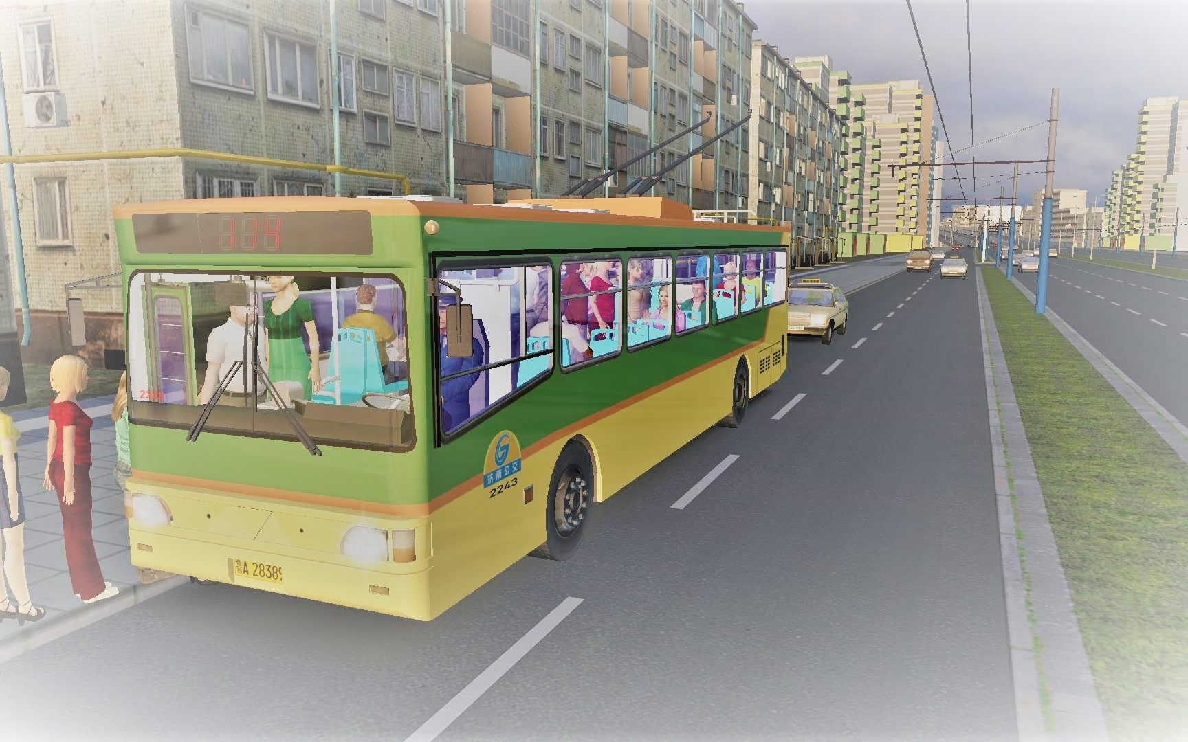 omsi2巴士模拟2济南电车支援北京114路