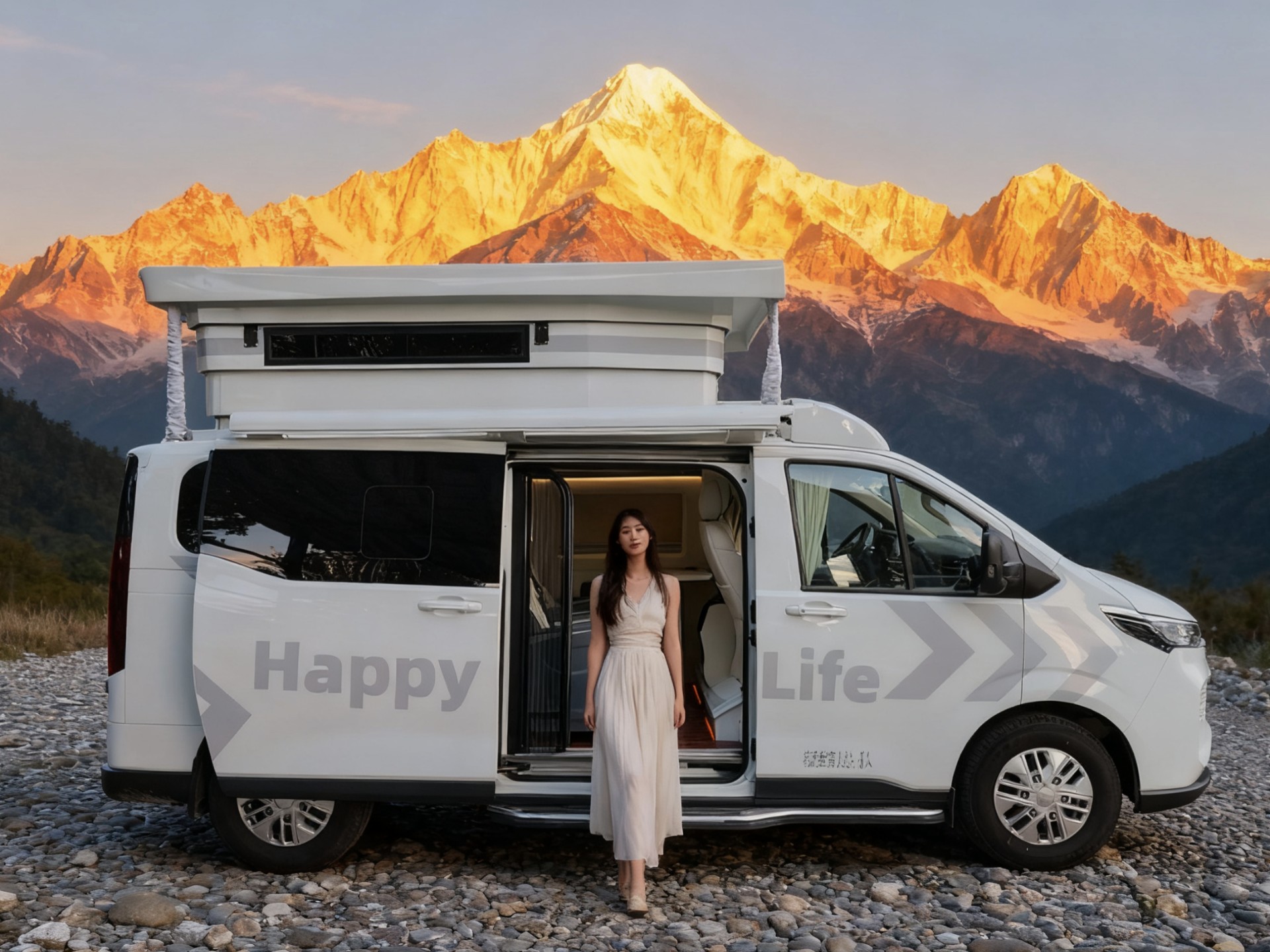 上班开同事都羡慕!国内最小房车终于开窍,后厨卫布局通透又实用