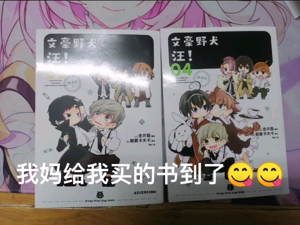 我妈给我买的文豪野犬汪漫画到了哔哩哔哩bilibili