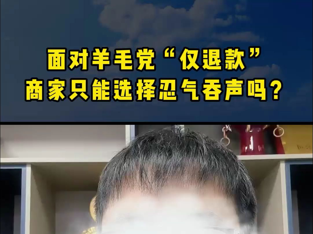 面对羊毛党“仅退款”商家只能选择忍气吞声吗?哔哩哔哩bilibili