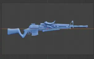 Download Video: Udemy - Guide to Creating a Custom Rifle来福枪建模贴图渲染教程【Blender】