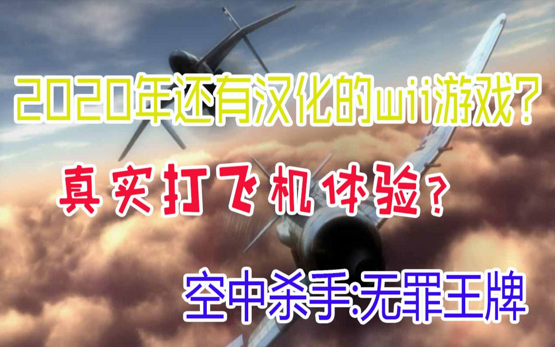 2020年还有新汉化的wii游戏?空中杀手:无罪王牌 真实打飞机体验!哔哩哔哩bilibili