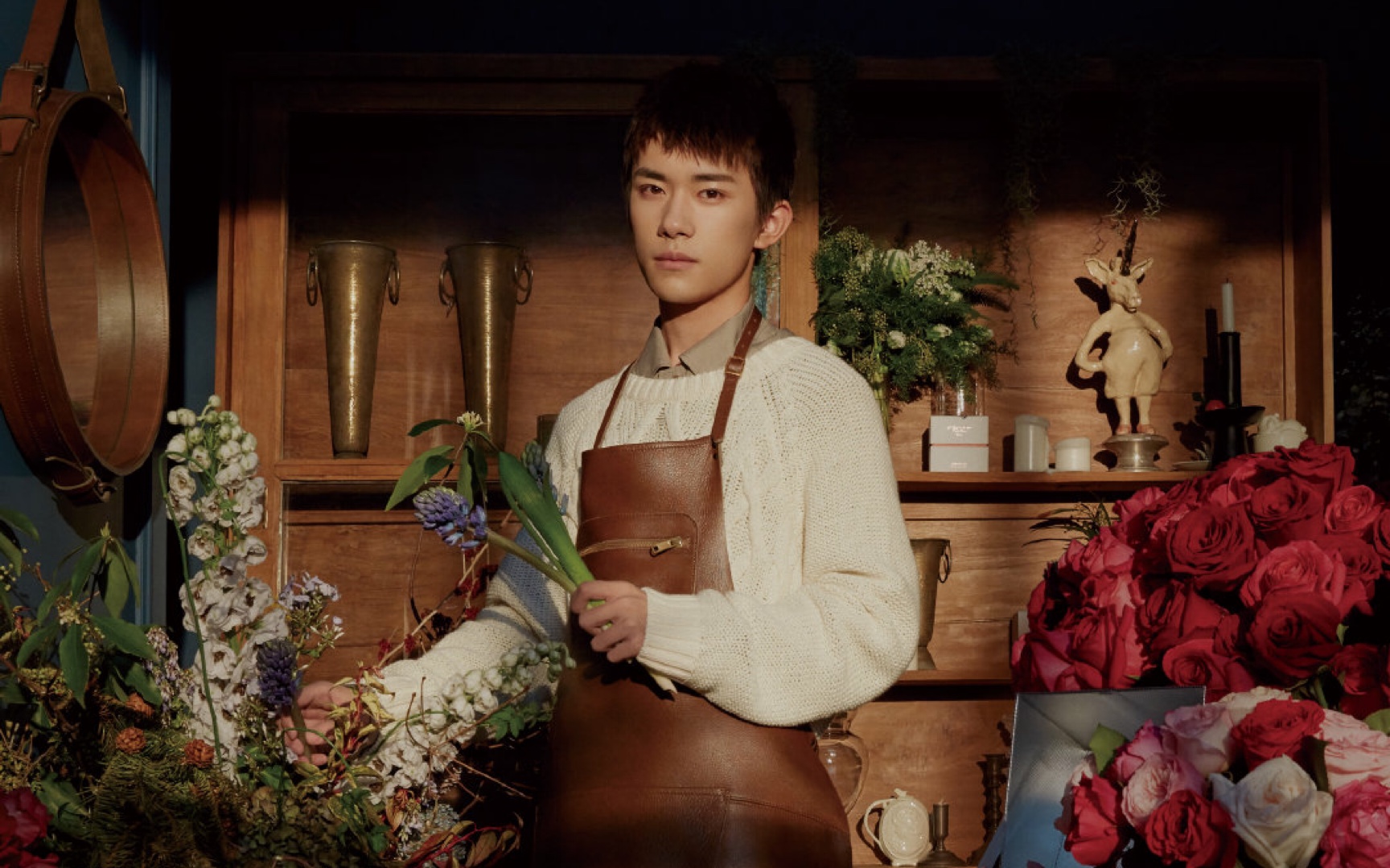 易烊千玺190122丨野兽派×情人节丨hope希望所有的爱与花朵,都不被