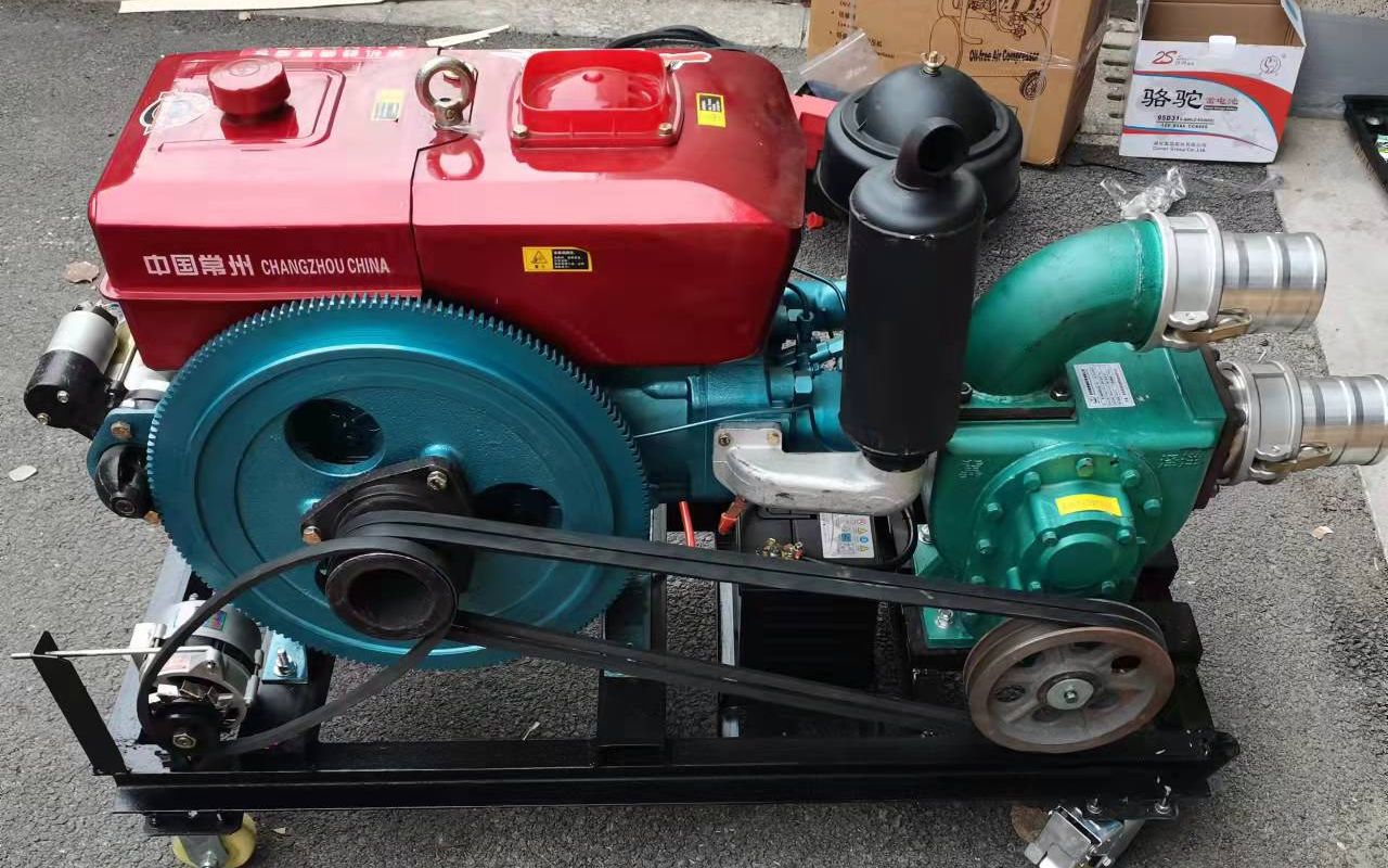 欧奕鑫4寸单缸水冷柴油机杂质泵贝壳污水泵启动操作说明