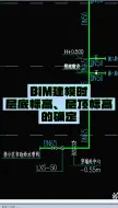 Video herunterladen: BIM建模时层底标高、层顶标高的确定